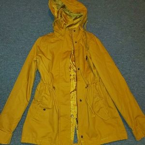 Light Mustard Jacket w/ Hood